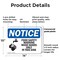 Signmission Food Safety Warning Wash Hands, 14 in W x Rectangle, Plastic OS-2PACK-NS-P-1014-L-12840 - alternate 2